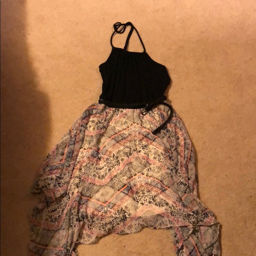 maurice’s multicolored dress w/ belt